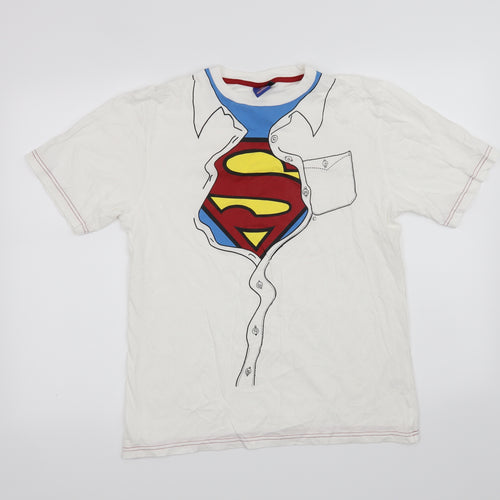 George Mens White    T-Shirt Size S