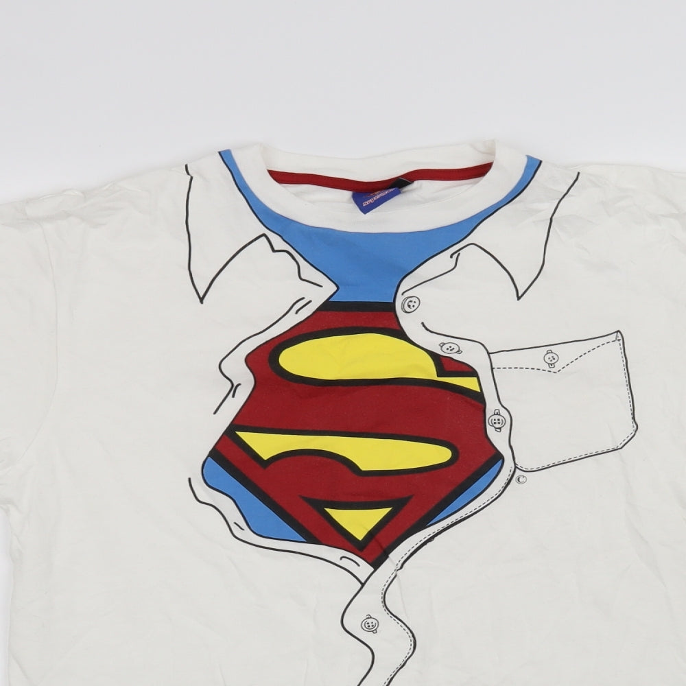 George Mens White    T-Shirt Size S