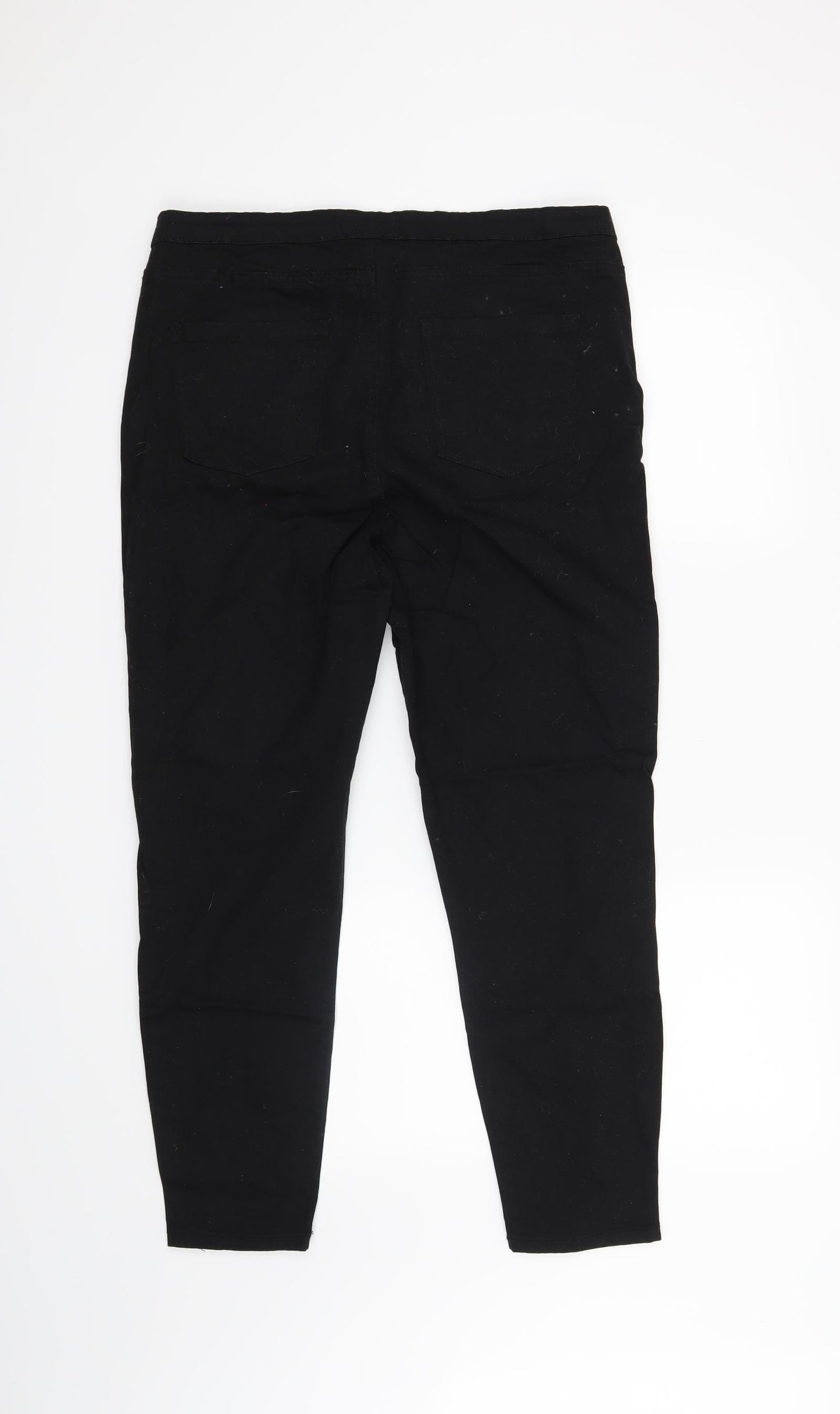 Denim & Co. Womens Black   Skinny Jeans Size 18 L25 in