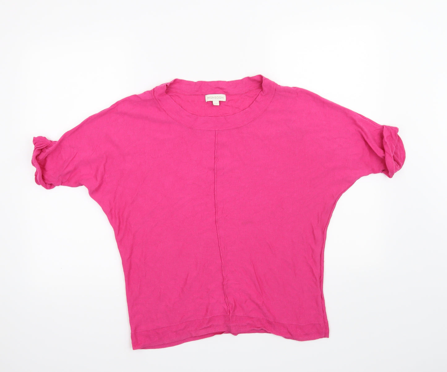 Monsoon Womens Pink   Basic T-Shirt Size M