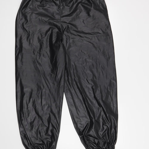 Boohoo Womens Black   Trousers  Size 16 L26 in