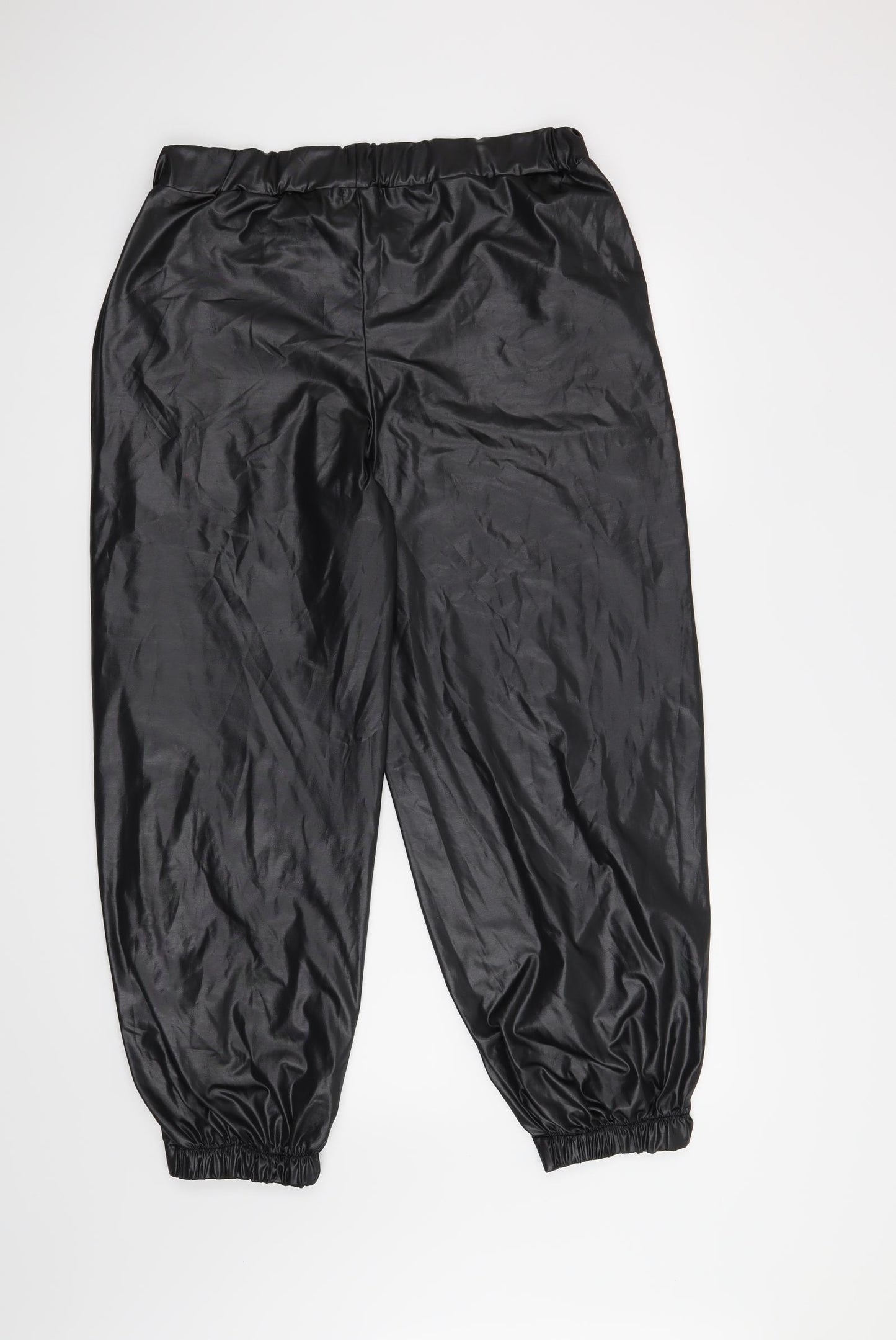 Boohoo Womens Black   Trousers  Size 16 L26 in