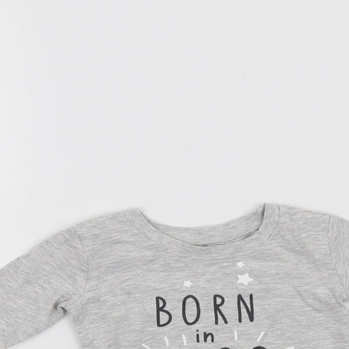 George Baby Grey   Basic T-Shirt Size 3-6 Months