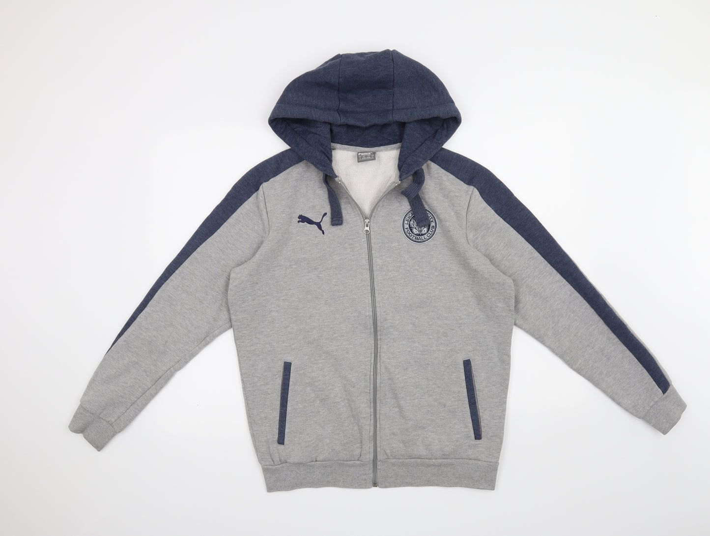 PUMA Mens Grey   Full Zip Hoodie Size S