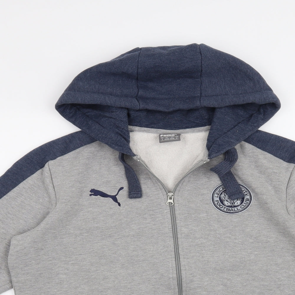 PUMA Mens Grey   Full Zip Hoodie Size S