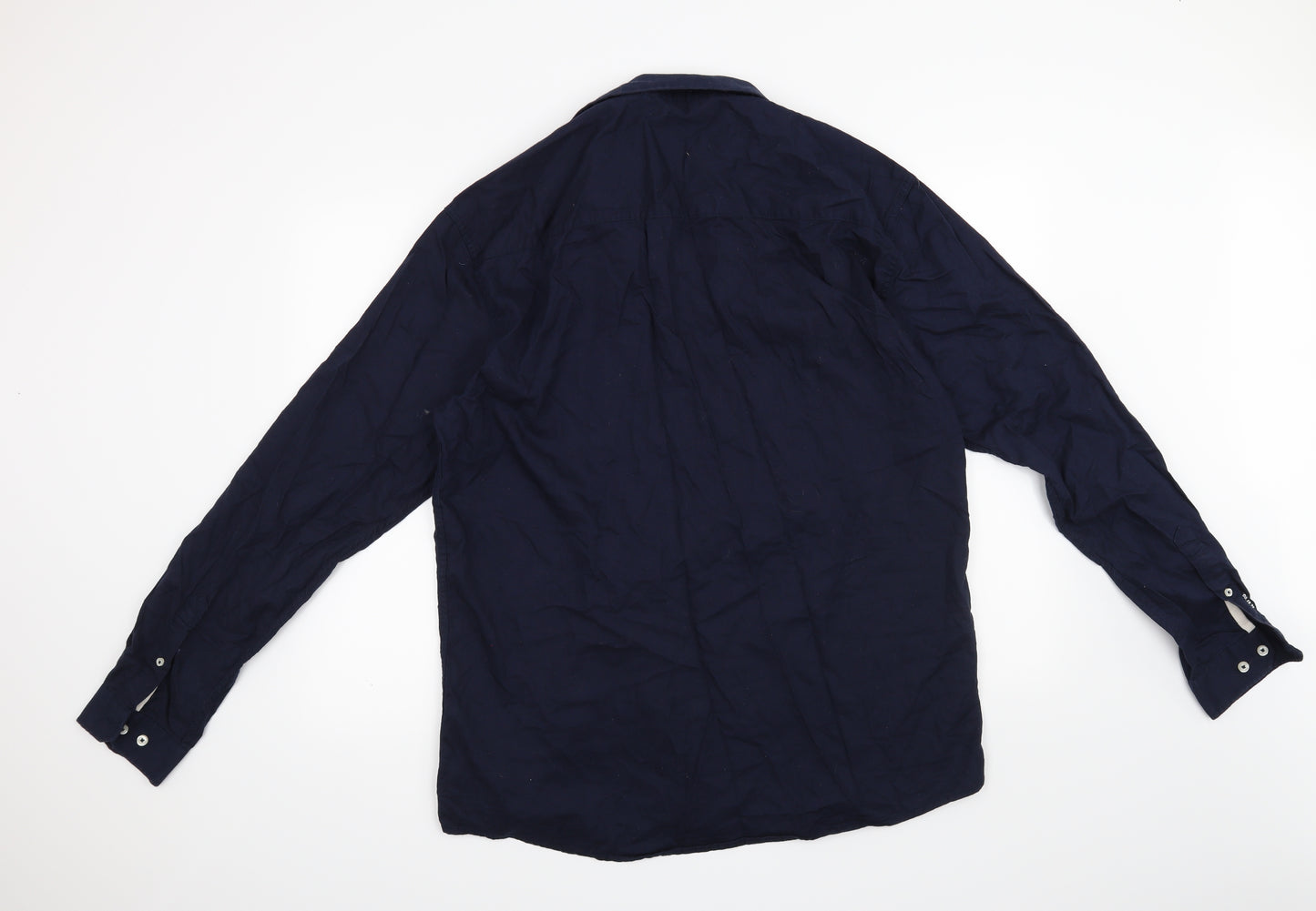 Jack Jones Mens Blue    Button-Up Size 2XL