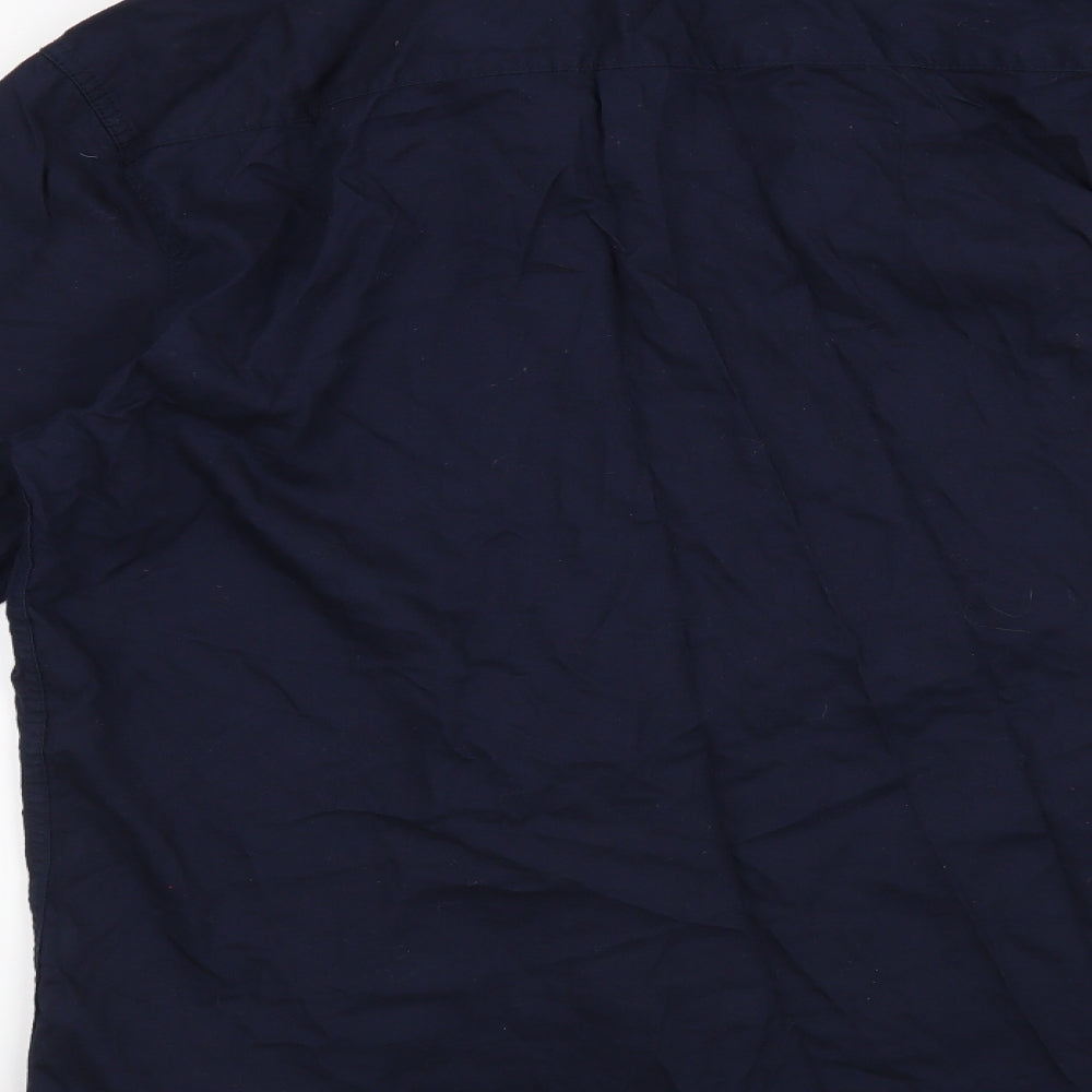Jack Jones Mens Blue    Button-Up Size 2XL