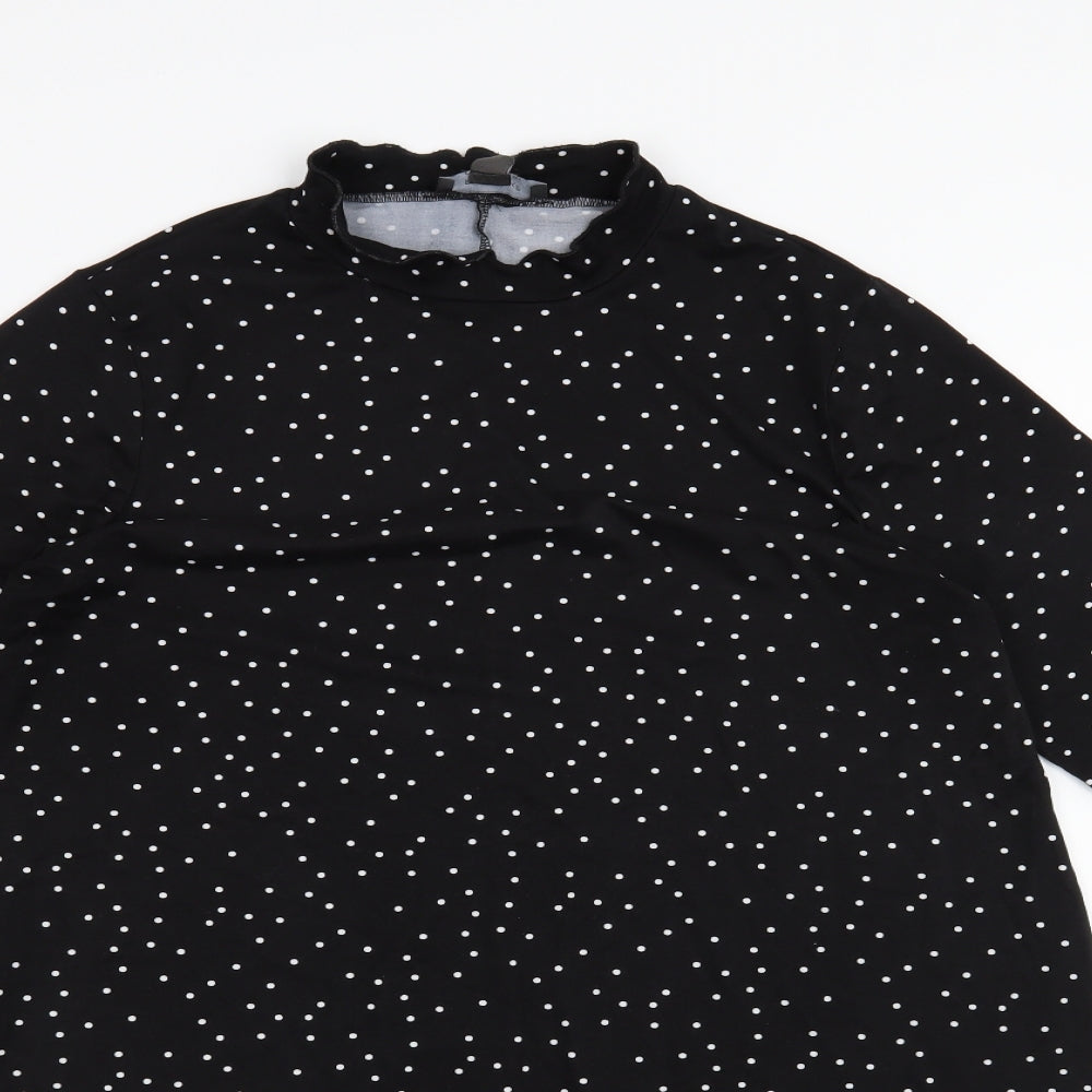 Primark Womens Black Polka Dot  A-Line  Size 16