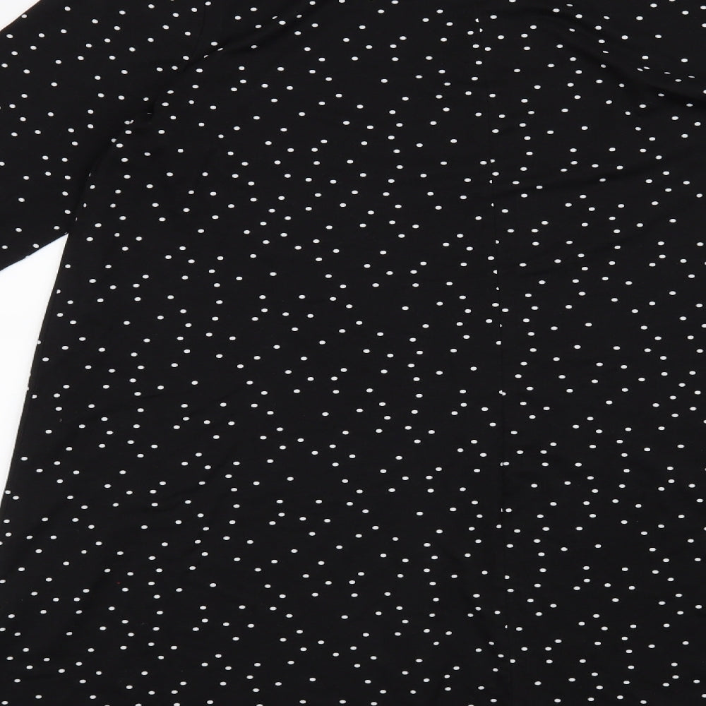 Primark Womens Black Polka Dot  A-Line  Size 16