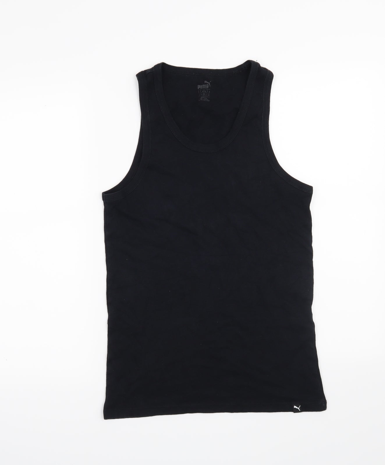 PUMA Womens Black   Basic Tank Size 10