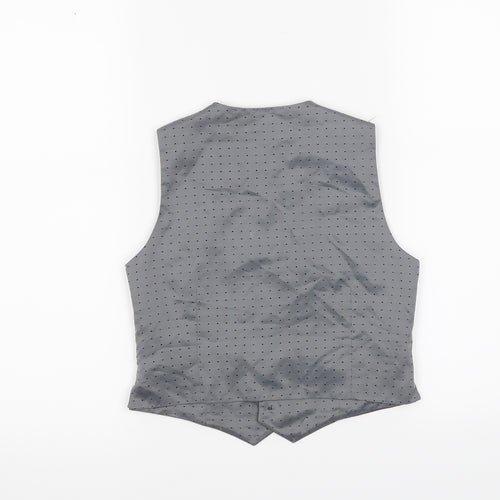 John Lewis Boys Grey   Jacket Waistcoat Size 7 Years