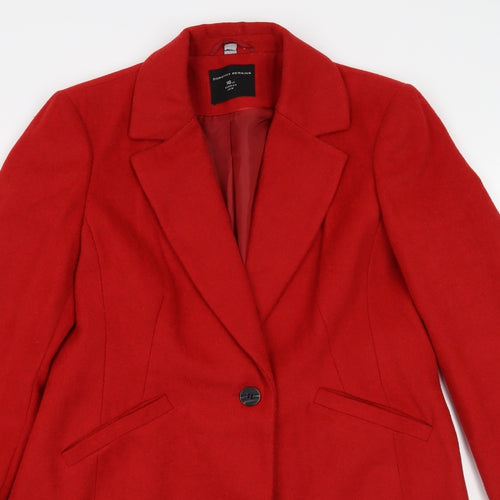 Dorothy Perkins Womens Red   Jacket Coat Size 16