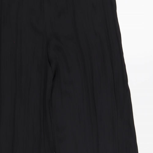 H&M Womens Black   Trousers  Size 6 L26 in