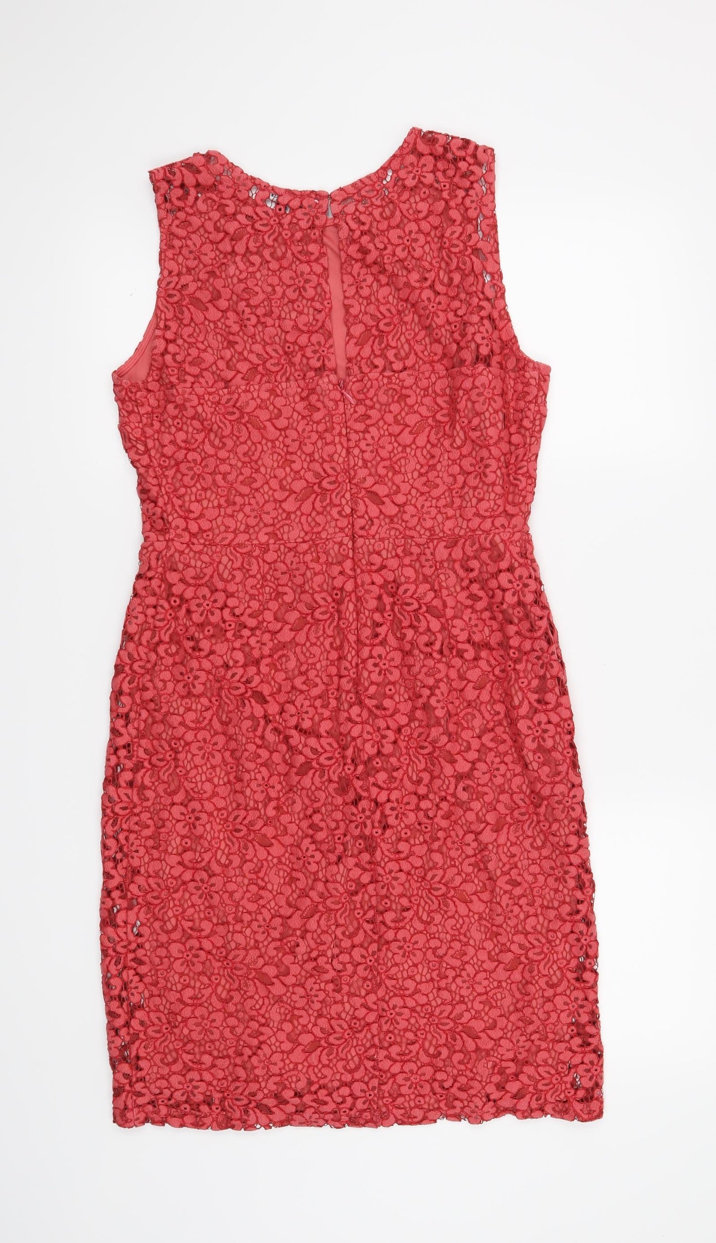 Warehouse Womens Pink Floral  A-Line  Size 12