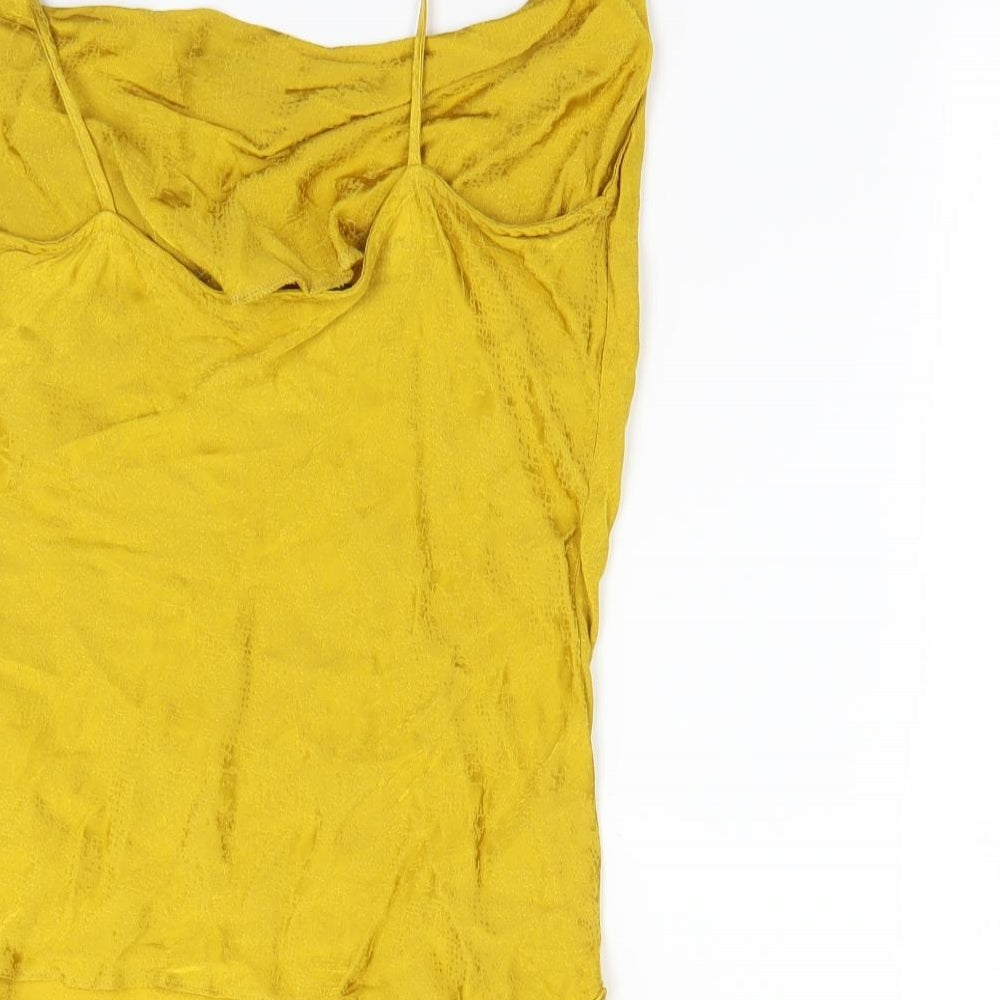F&F Womens Yellow   Camisole Tank Size 12