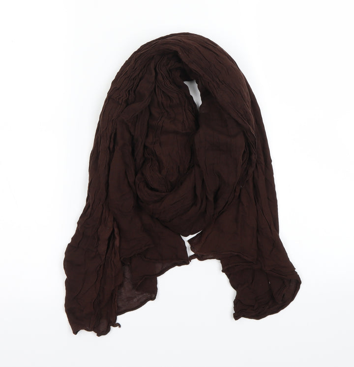 Preworn Unisex Brown Scarf