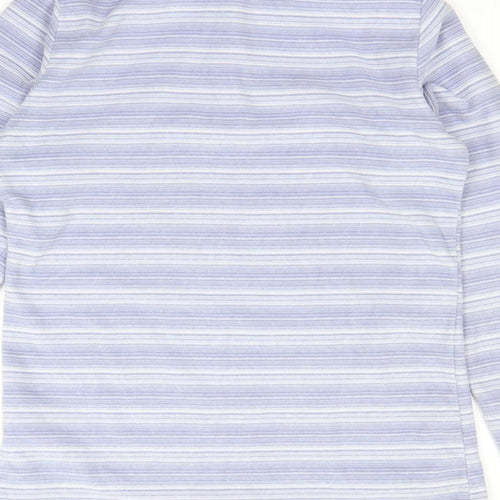 Higear Womens Purple Striped  Henley Jumper Size 10