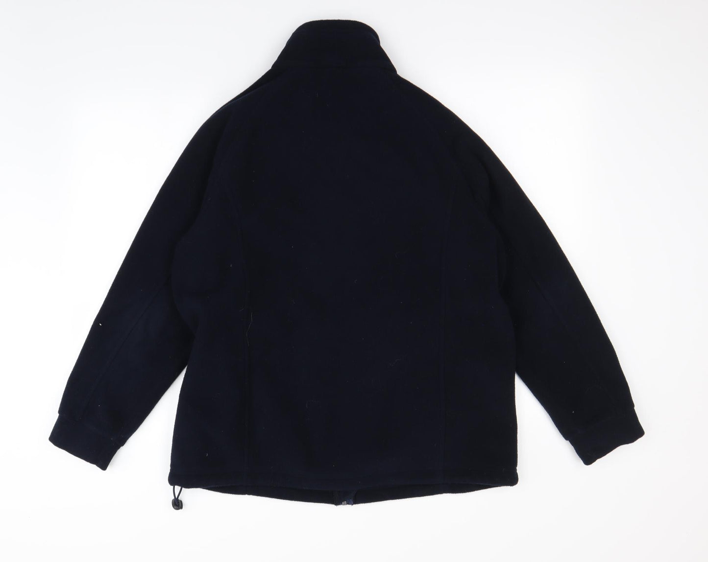 M&S Womens Blue   Full Zip Jumper Size 14