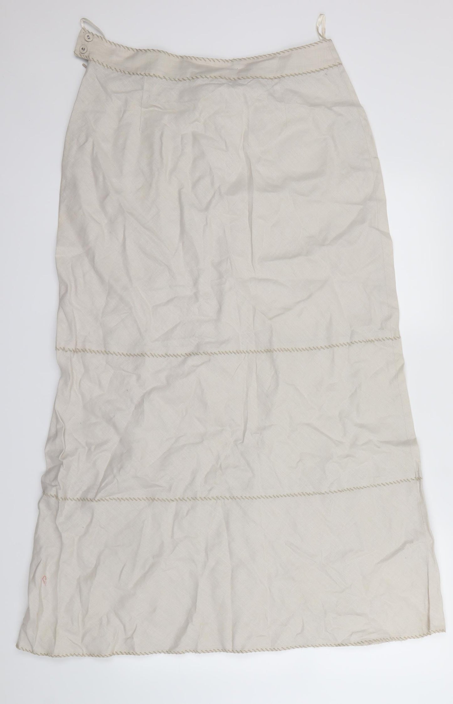 Per Una Womens Beige   Maxi Skirt Size 14