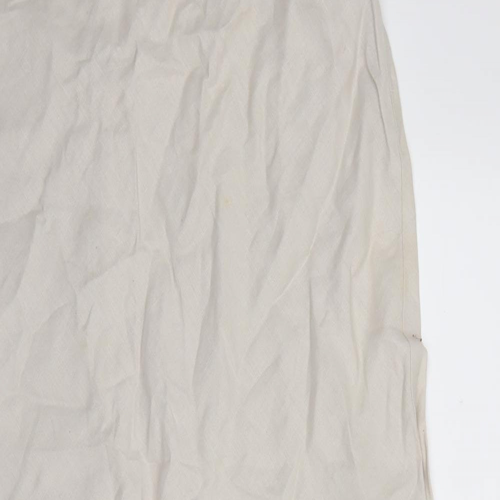 Per Una Womens Beige   Maxi Skirt Size 14