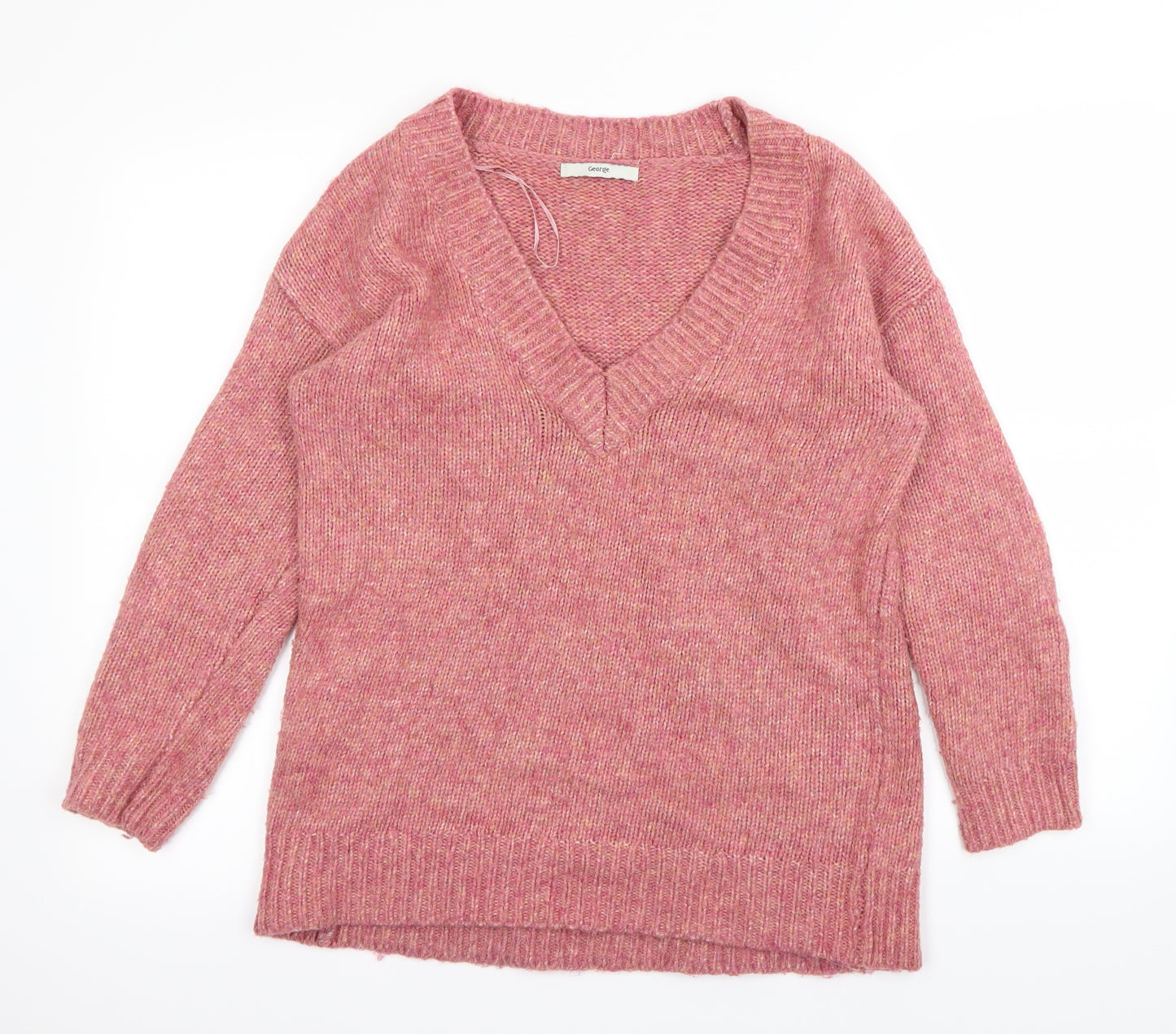 George Womens Pink   Pullover Jumper Size S