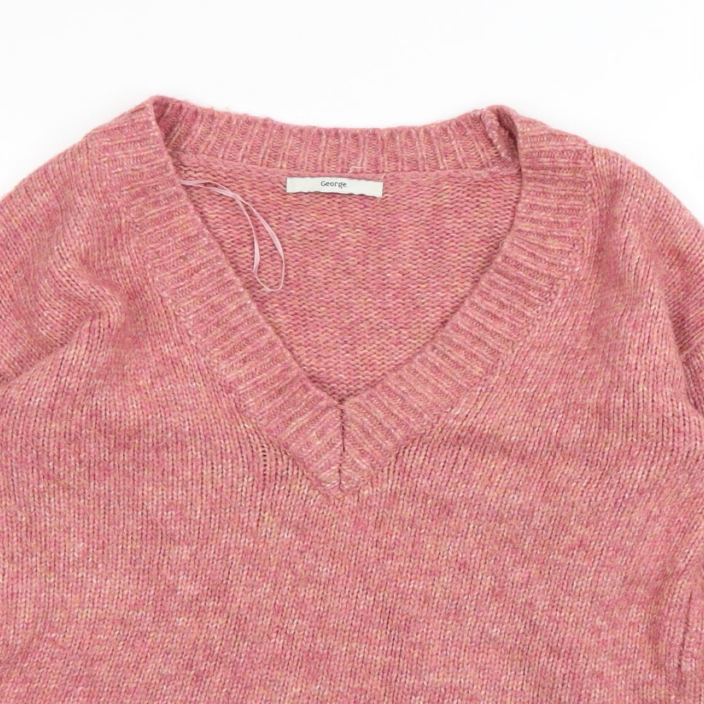 George Womens Pink   Pullover Jumper Size S
