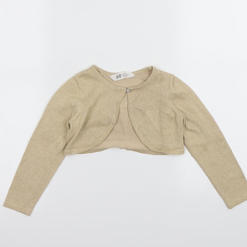 H&M Girls Clear   Cardigan Jumper Size 2-3 Years