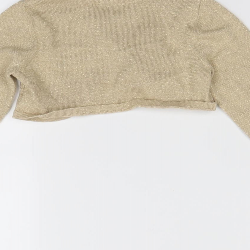 H&M Girls Clear   Cardigan Jumper Size 2-3 Years