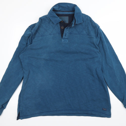North coast Womens Blue   Henley Jumper Size XL