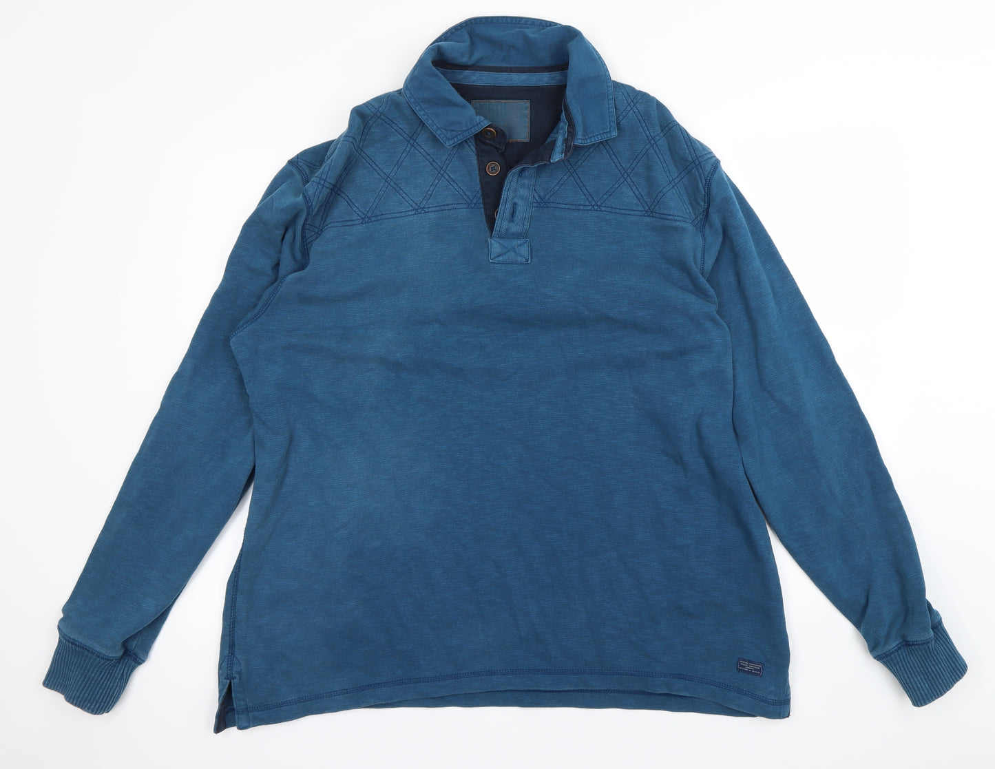 North coast Womens Blue   Henley Jumper Size XL