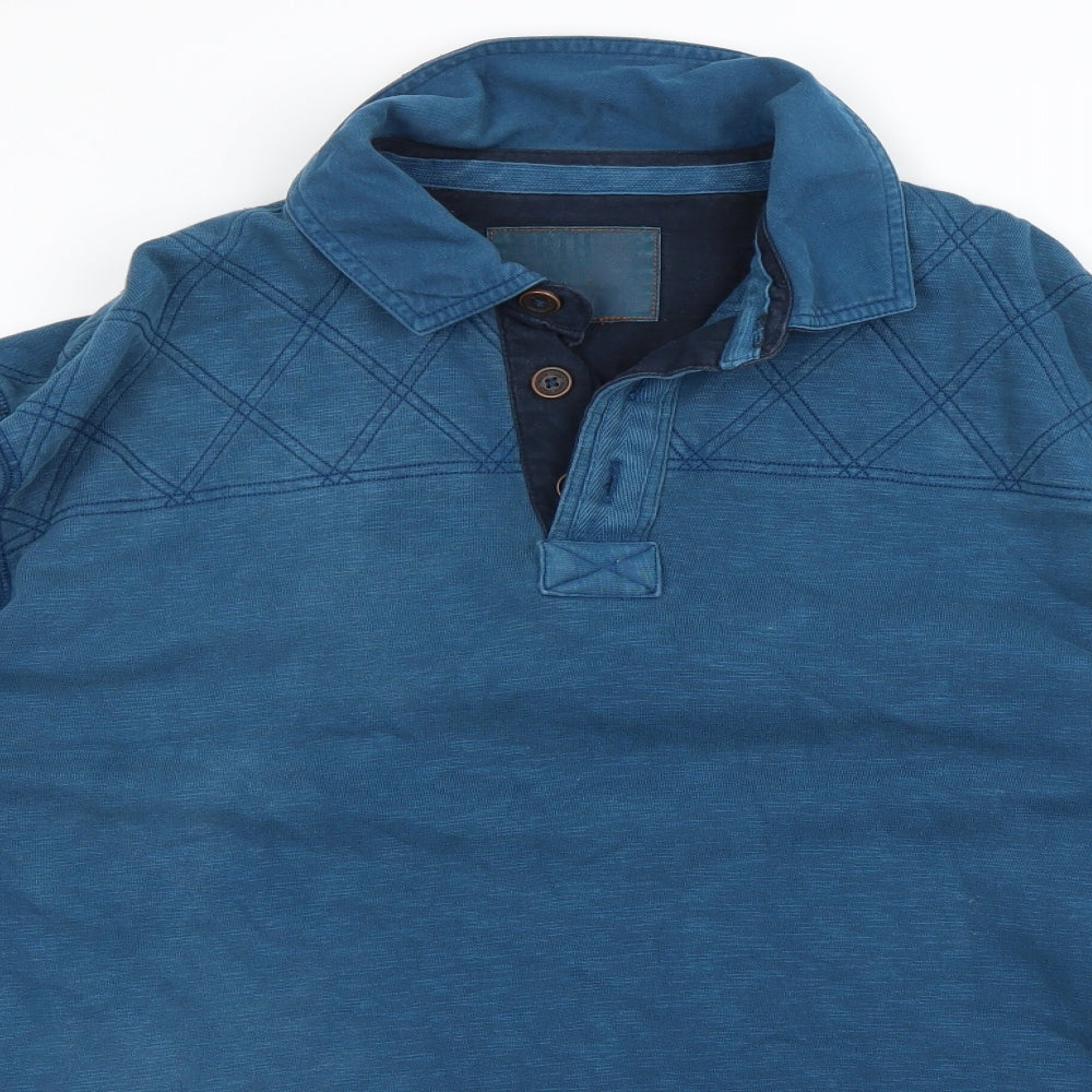 North coast Womens Blue   Henley Jumper Size XL