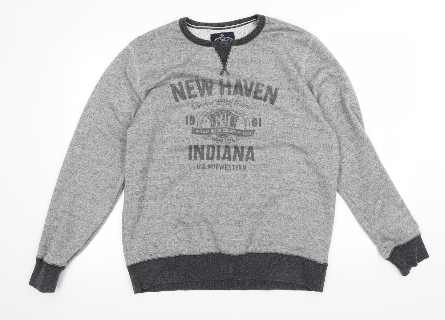 Easy  Mens Grey   Pullover Jumper Size L