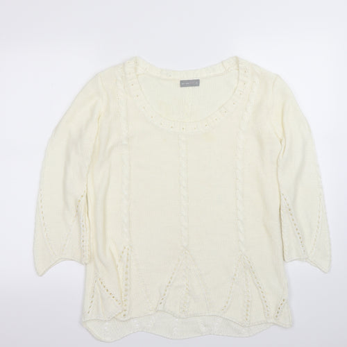 Per Una Womens Ivory   Pullover Jumper Size M