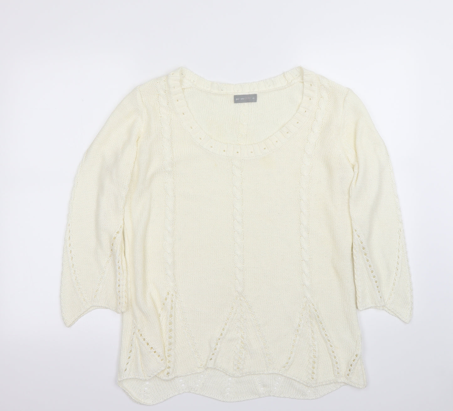 Per Una Womens Ivory   Pullover Jumper Size M