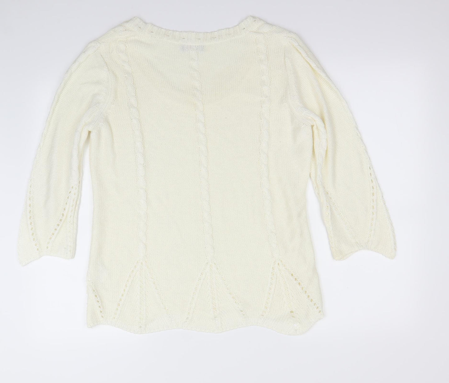 Per Una Womens Ivory   Pullover Jumper Size M