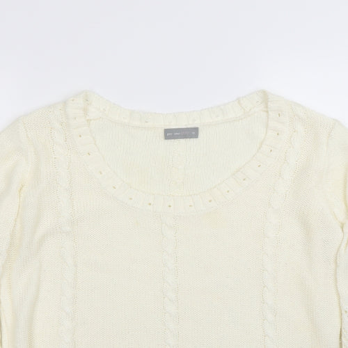 Per Una Womens Ivory   Pullover Jumper Size M