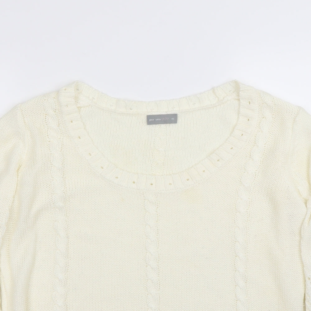 Per Una Womens Ivory   Pullover Jumper Size M