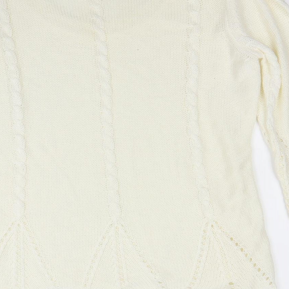 Per Una Womens Ivory   Pullover Jumper Size M