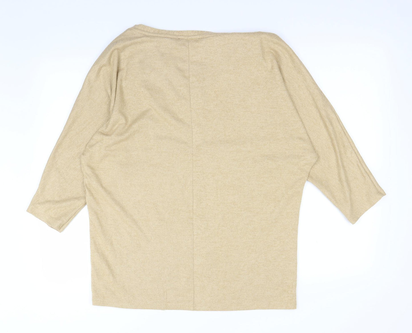 Dorothy Perkins Womens Beige   Pullover Jumper Size 14