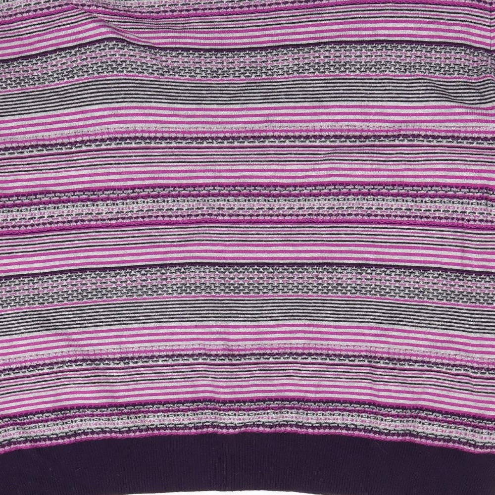 Per Una Womens Multicoloured Striped  Pullover Jumper Size 16