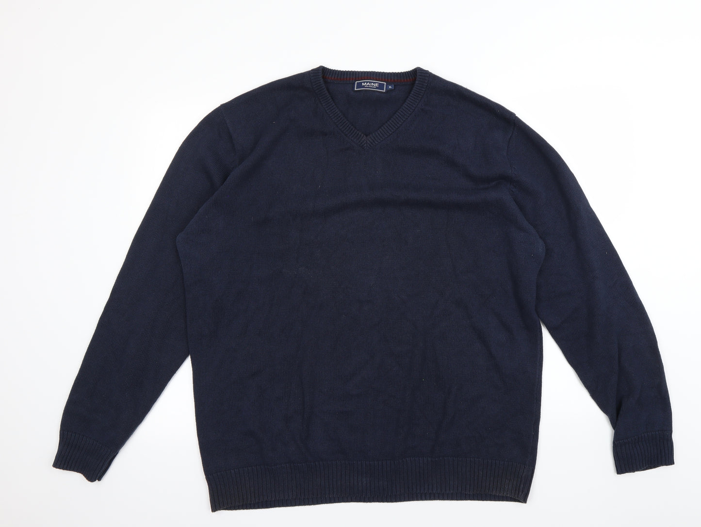 Maine Mens Blue   Pullover Jumper Size XL