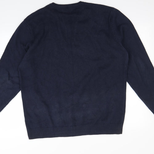 Maine Mens Blue   Pullover Jumper Size XL
