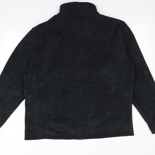Lincoln Mens Black   Full Zip Jumper Size XL