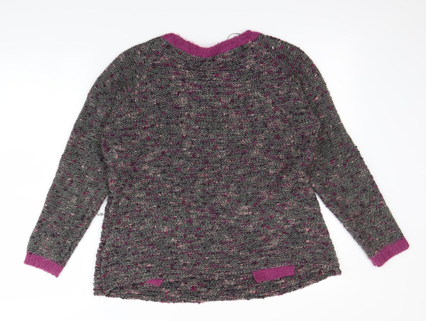 Per Una Womens Multicoloured Houndstooth  Pullover Jumper Size 16