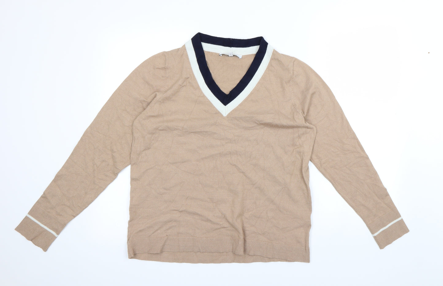 NEXT Womens Beige   Pullover Jumper Size 14