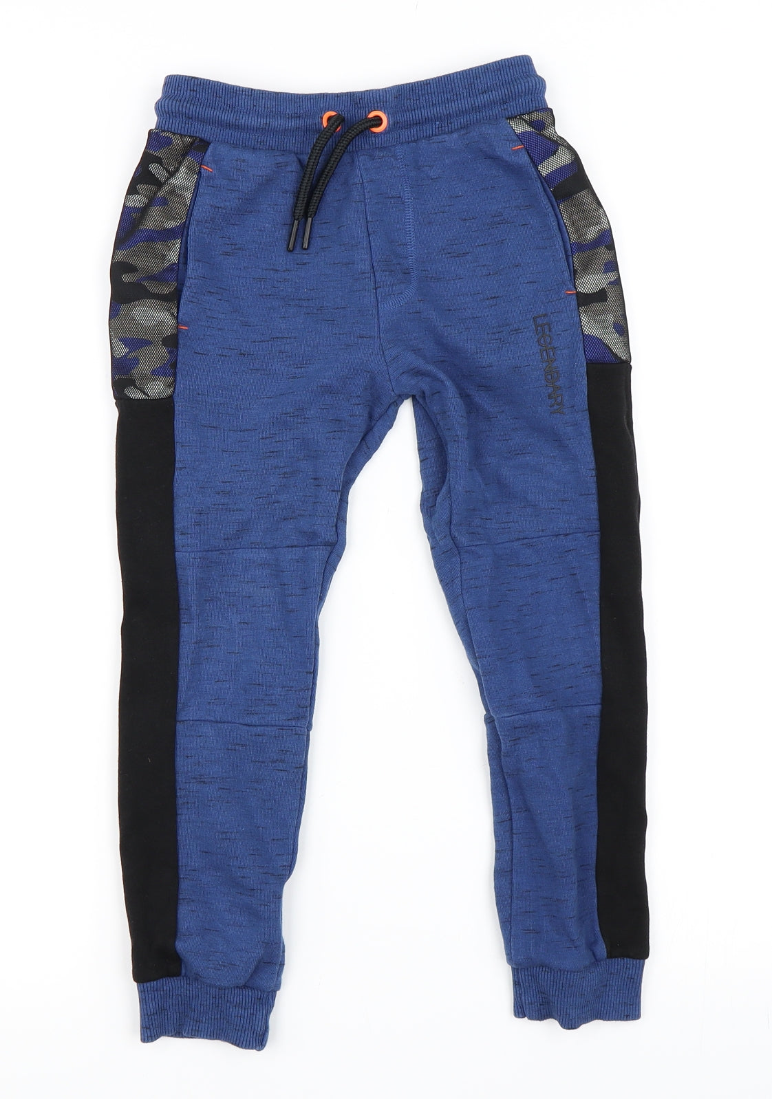 F&F Boys Blue   Jogger Trousers Size 7-8 Years