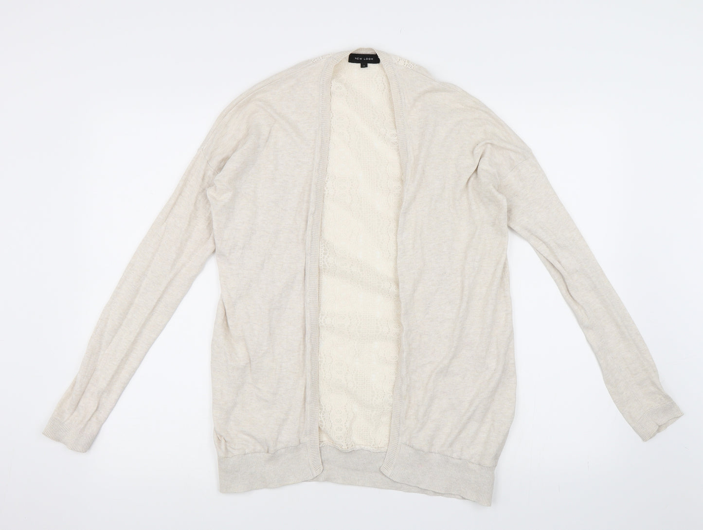 Newlook Womens Beige   Cardigan Jumper Size 10