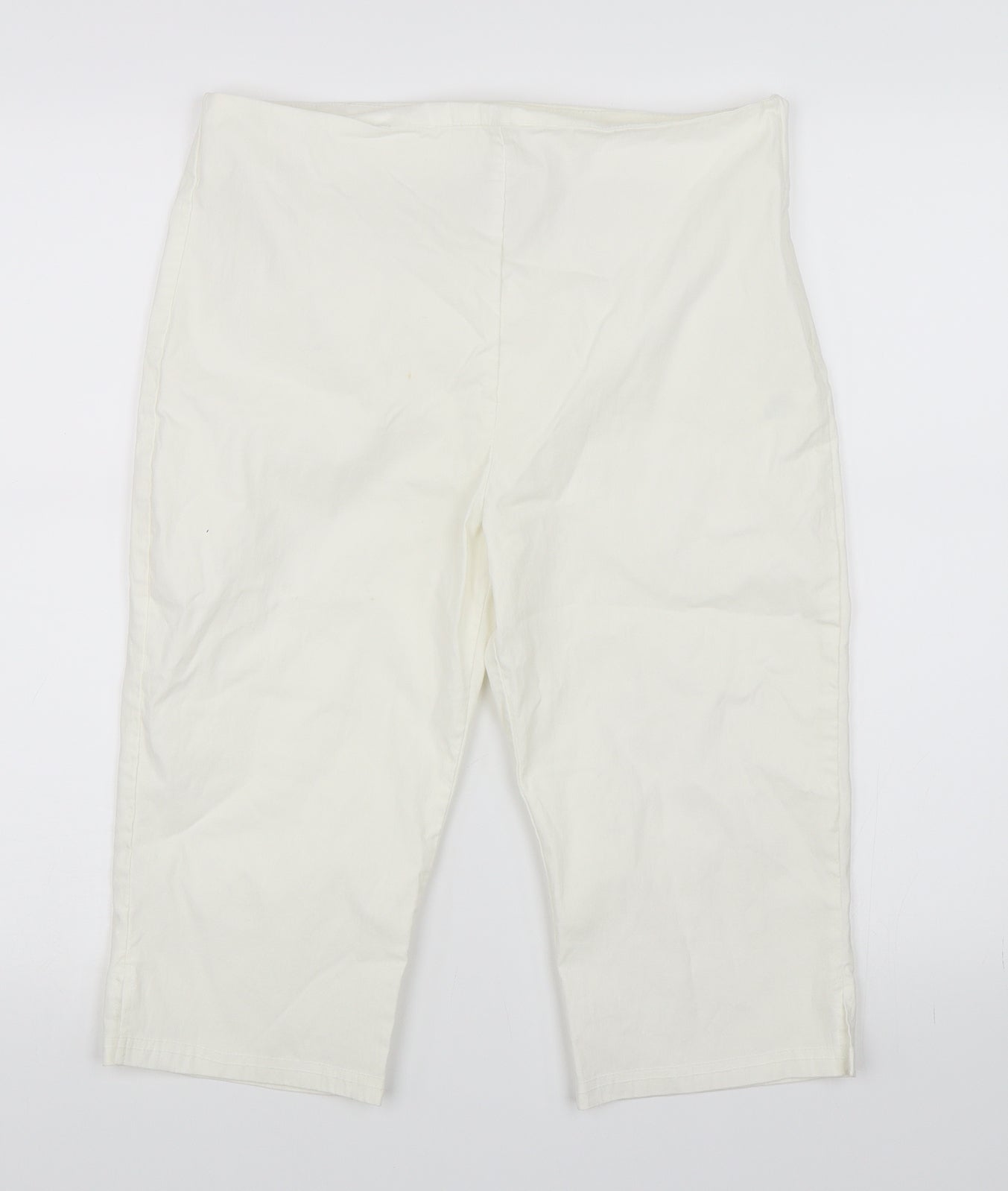 Atmosphere Womens White   Cut-Off Shorts Size 16