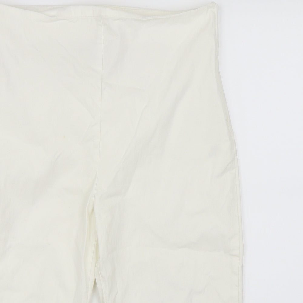 Atmosphere Womens White   Cut-Off Shorts Size 16