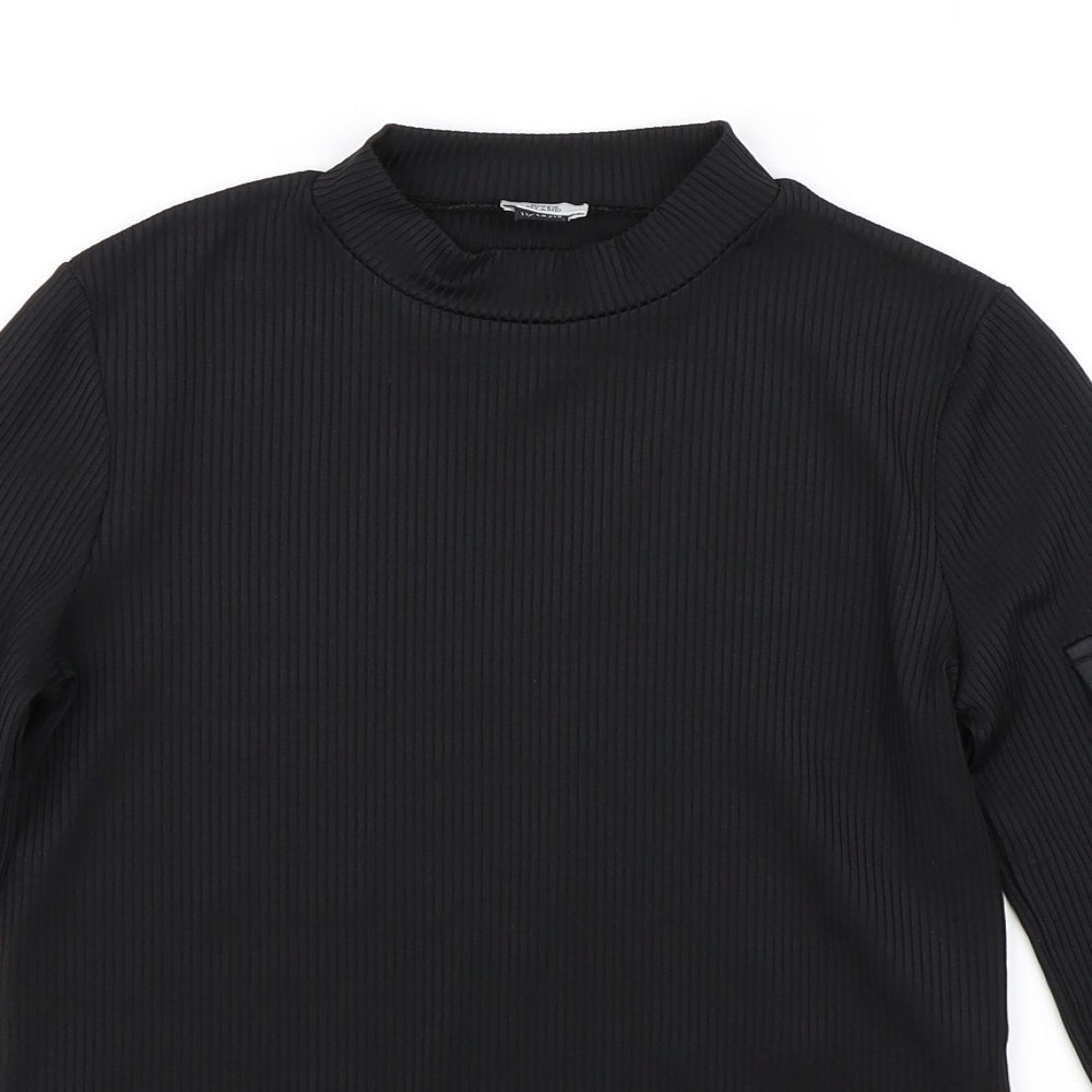 River Island Girls Black   Basic T-Shirt Size 11-12 Years